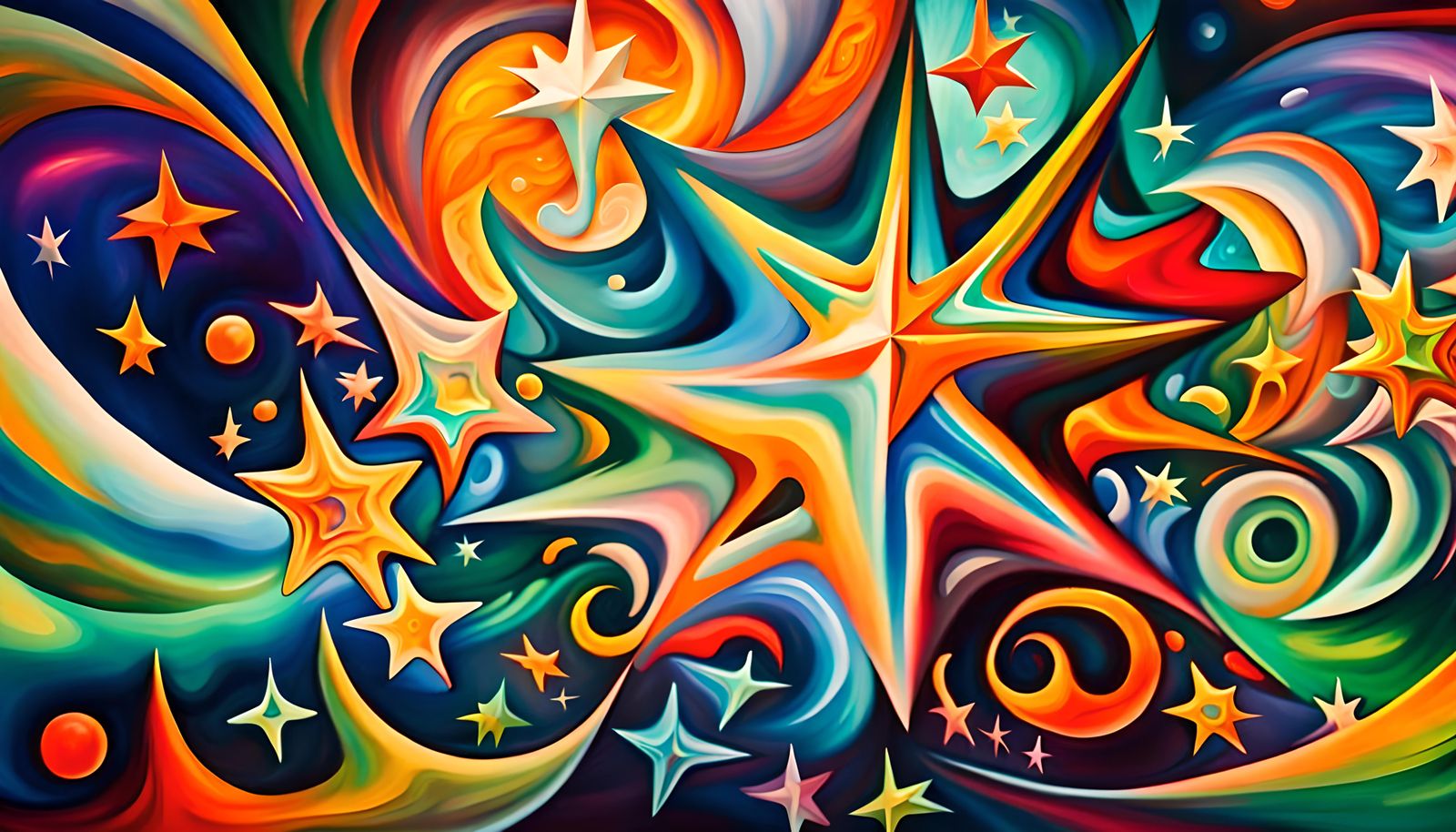 Swirling Newborn Stars in Electromagnetic Plasma Maelstrom