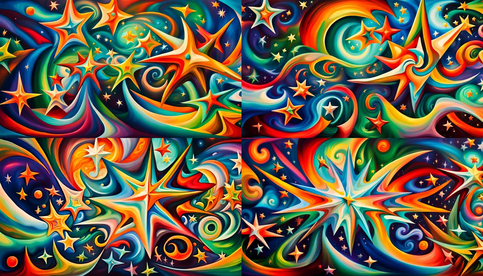 Swirling Newborn Stars in Iridescent Plasma Maelstrom