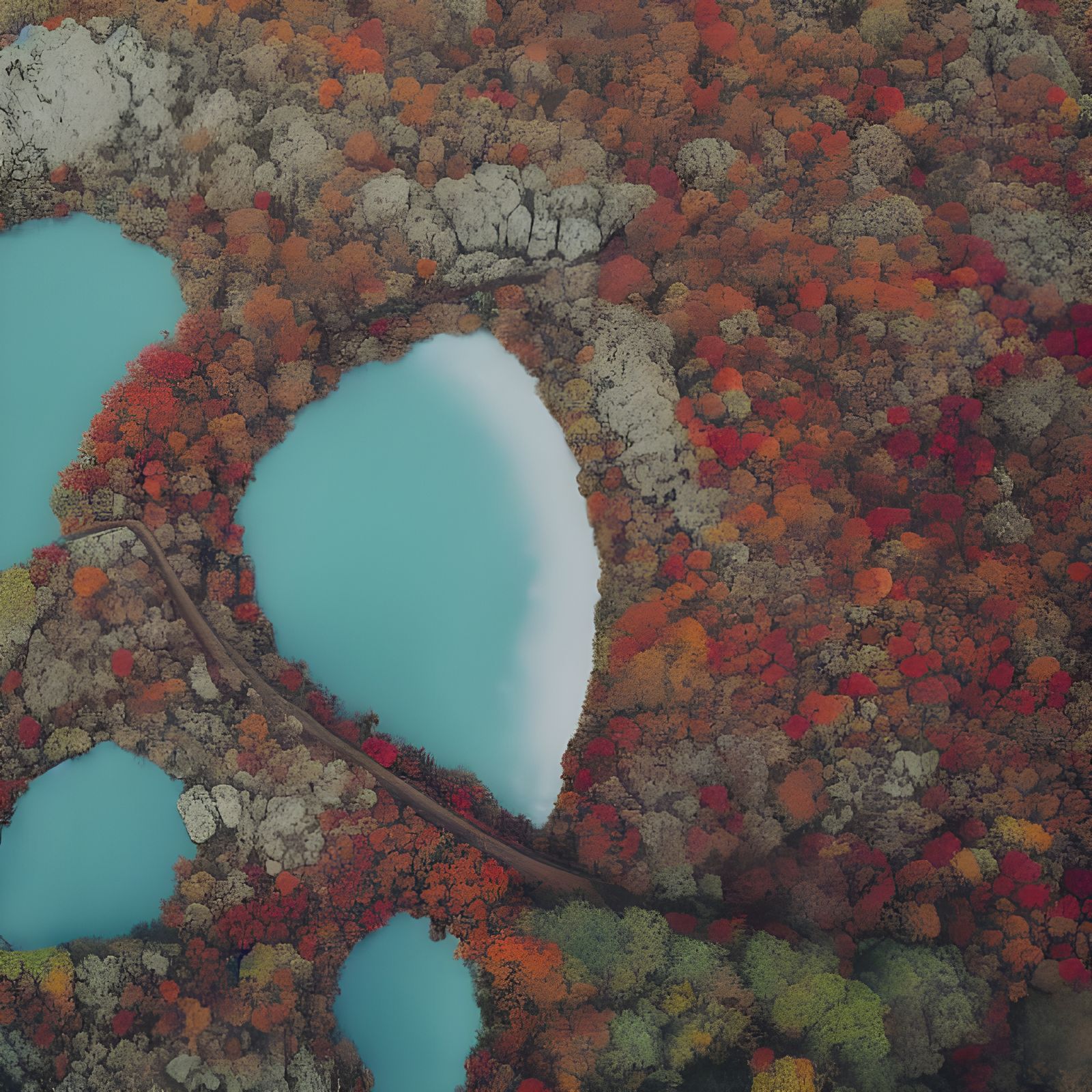 Abstract Landscape: Magical Motions and Graceful Growth