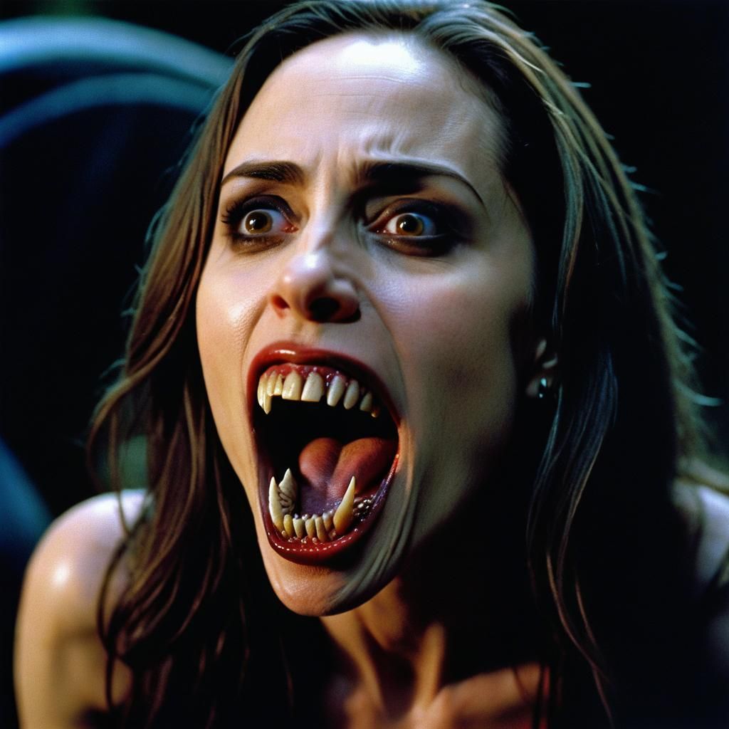 Vampire Eliza Dushku (Faith from Buffy)