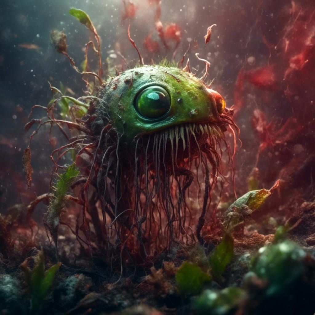 Rocky Horror Venus Fly Trap, Hyperrealistic Art