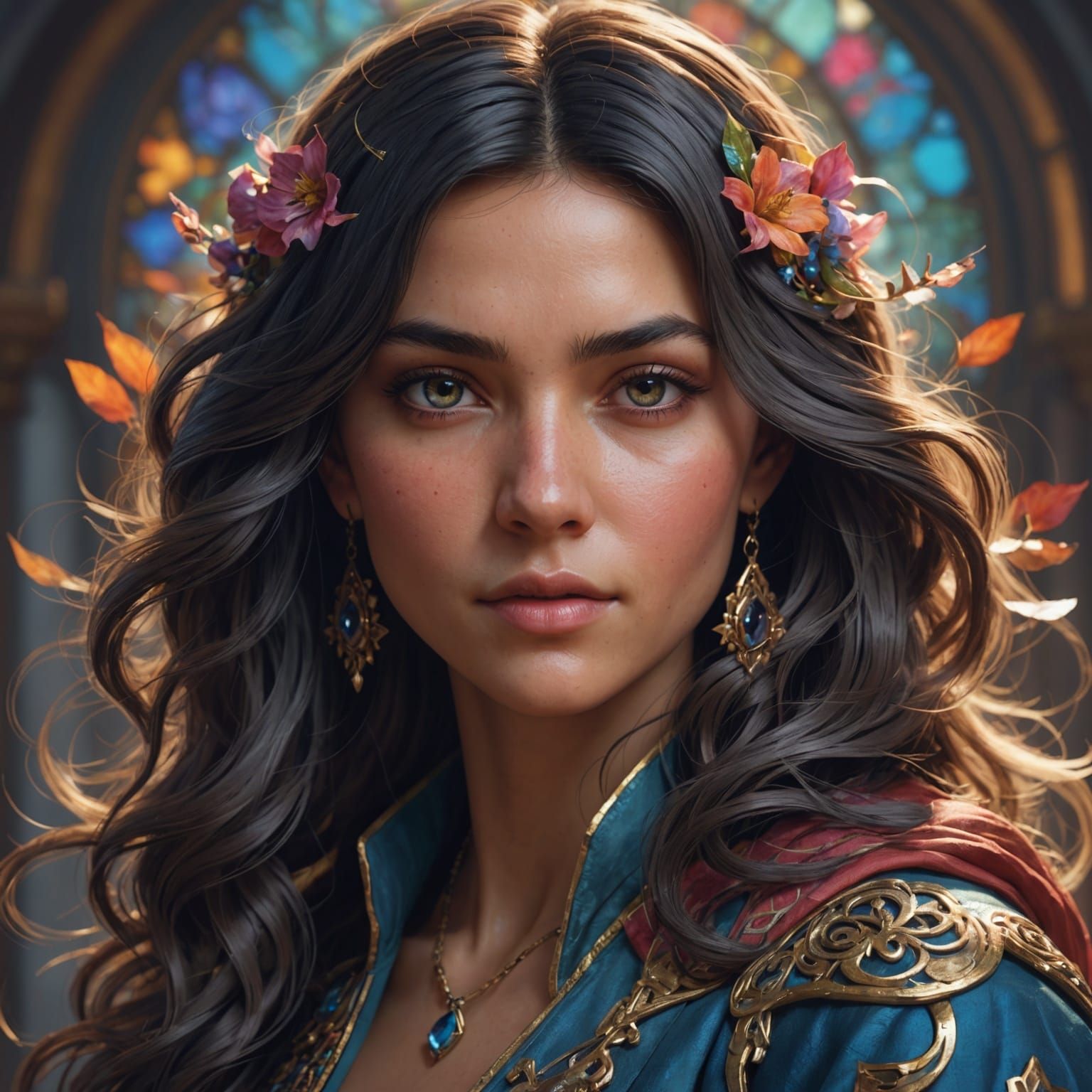 Luz Noceda Portrait in Hyperdetailed Style
