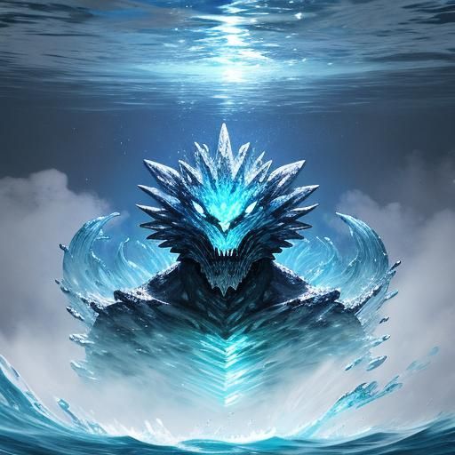 AI Generated Water Elemental