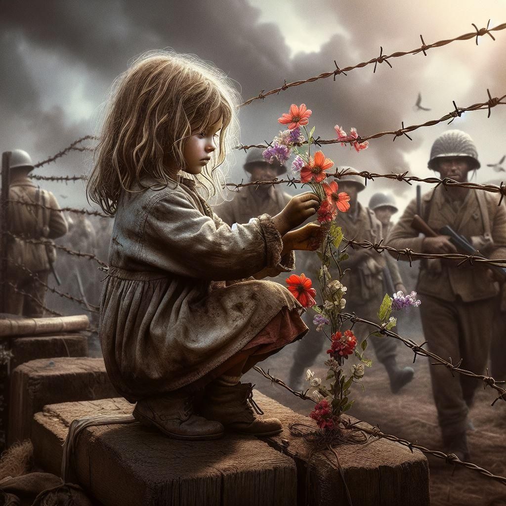 create beauty in times of destruction