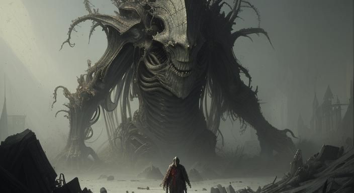 Dark AI Nightmare: A Gothic Horror Vision