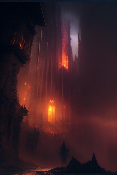 Dark Fantasy Art: Lost in Deep Color