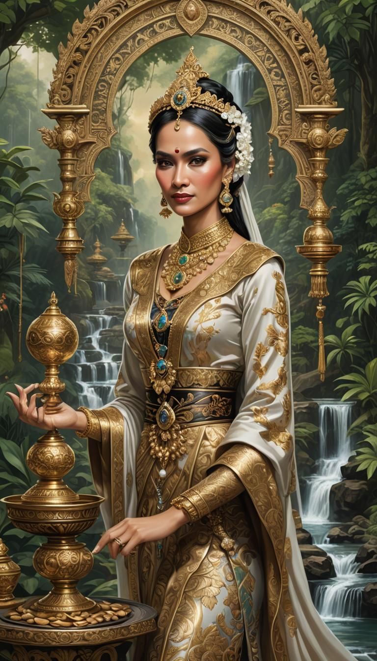 Queen Zima with Balance of Justice in Java