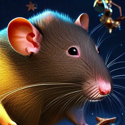 Detailed Fantasy Rats Live on No Evil Star