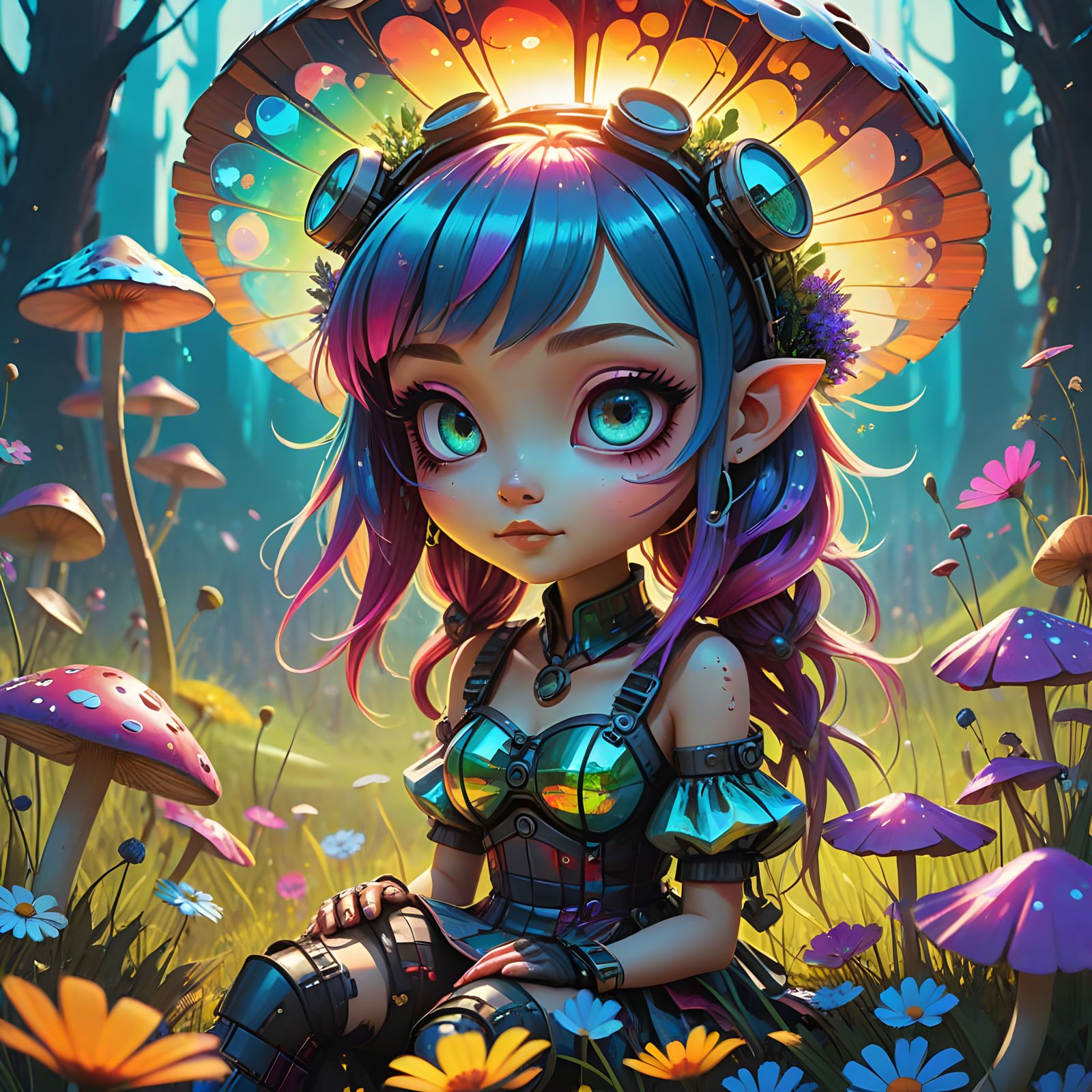 Punk Chibi Cyber Fairy 05