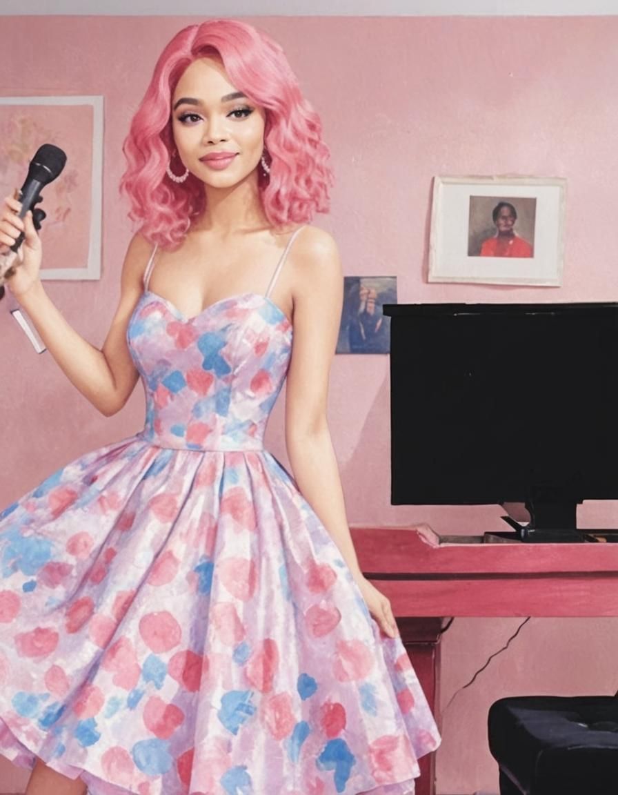 Passionate Singer on Stage: A Symphony of Emotions