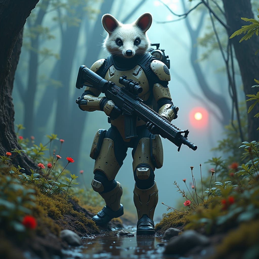 Mechanized Badger Assassin in Vegas Clearing