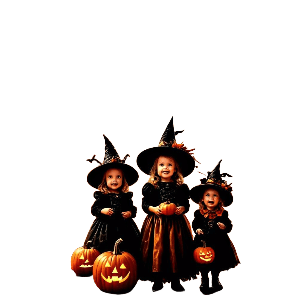 Hyperrealistic Baby Witches Celebrate Halloween in Ethereal ...