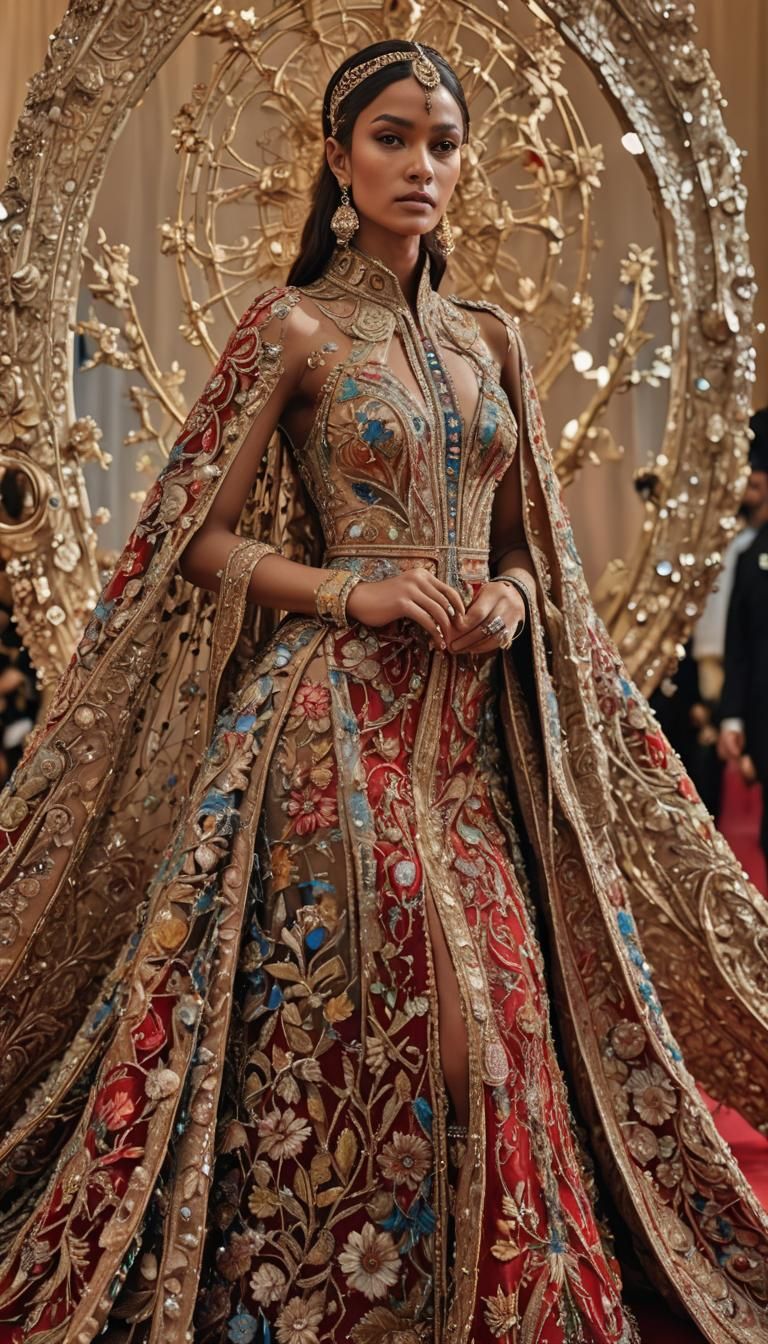 Indo-European Fusion Haute Couture at the Met Gala