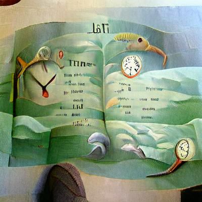 Children's Book Page About Telling Time