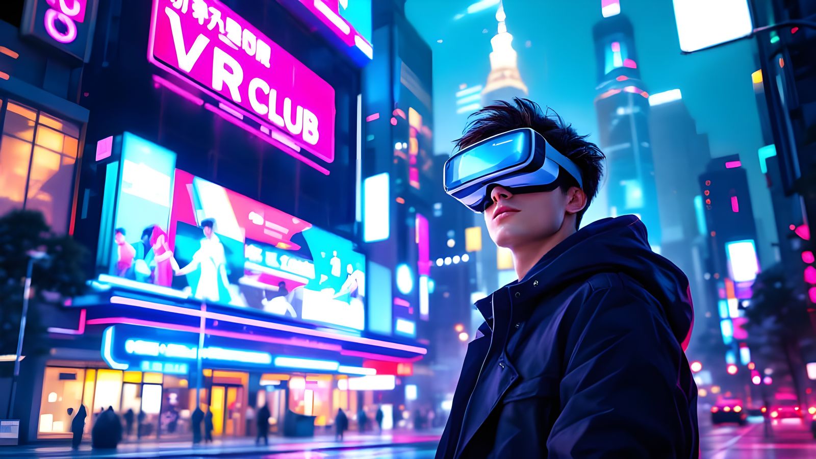 VR Club Evening: Digital Sketch Comic Book Panel