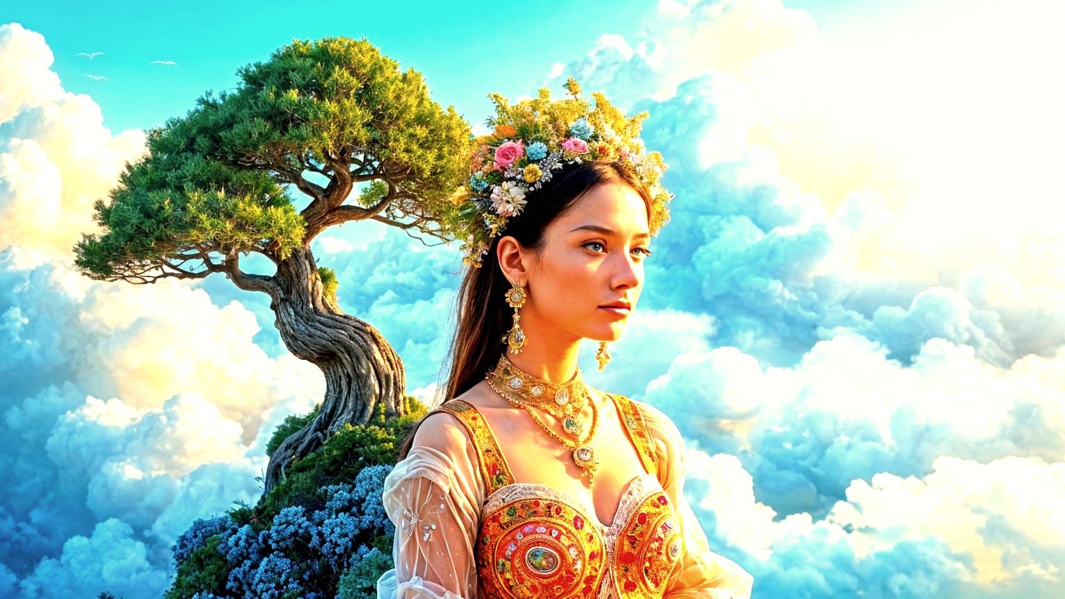 Hyperrealistic Portrait with Intricate Clothing, Maximalist ...