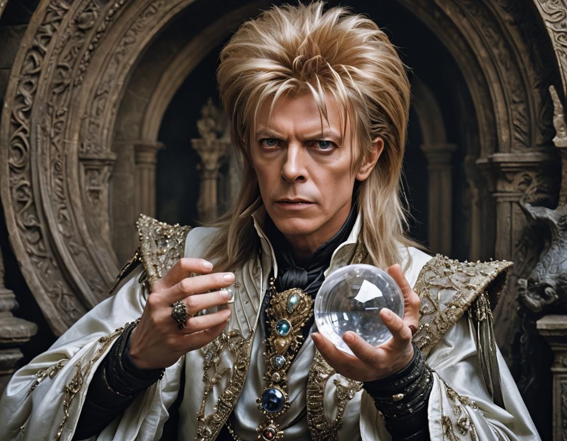 Jareth the Goblin King Portrait in His Castle