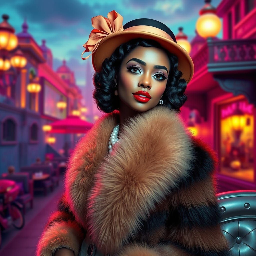 Glamorous African American Matinee Idol Portrait