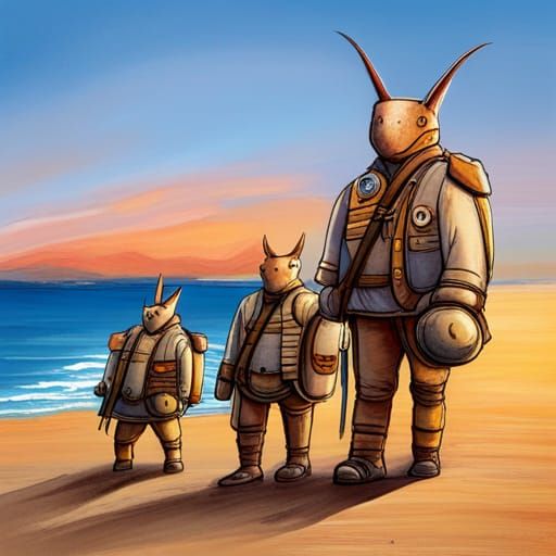 Armadillo Army Visits Tenerife