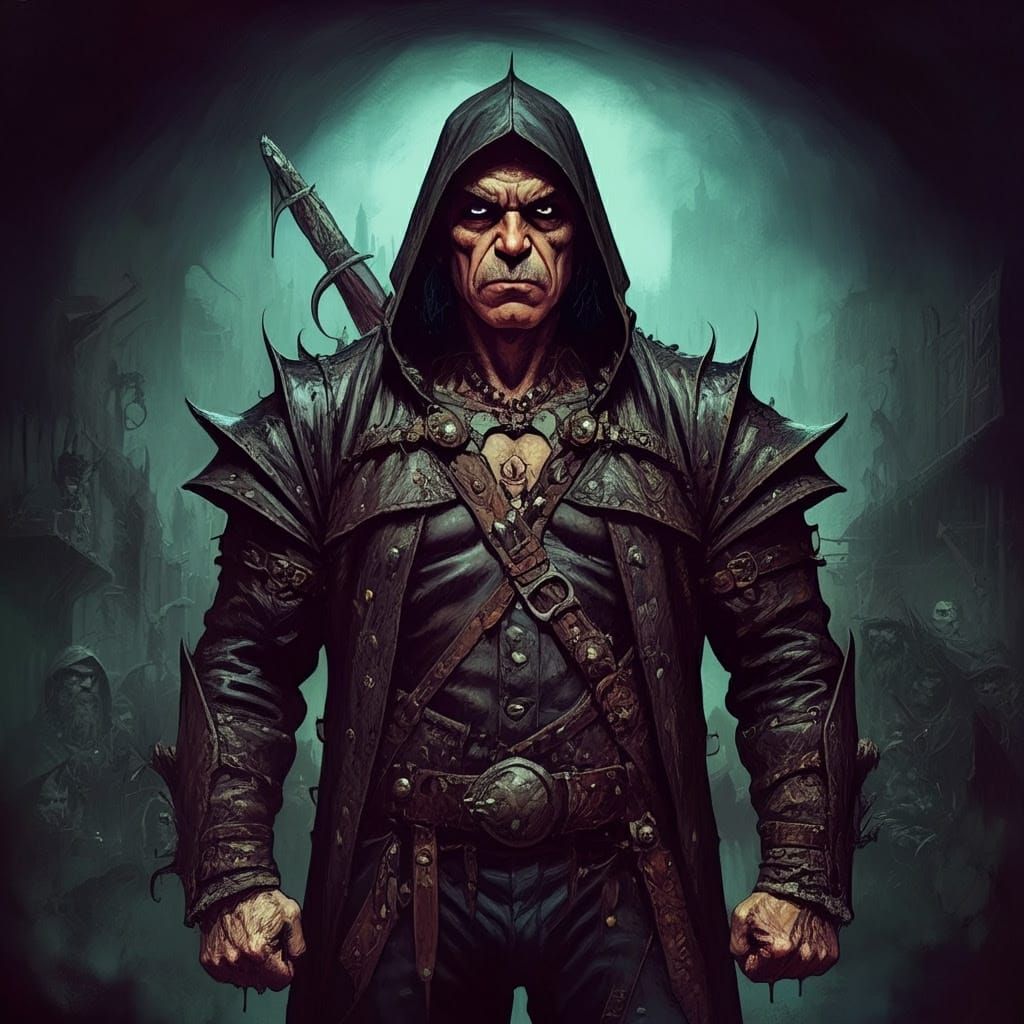 Dark Fantasy World in Grim Dark Style