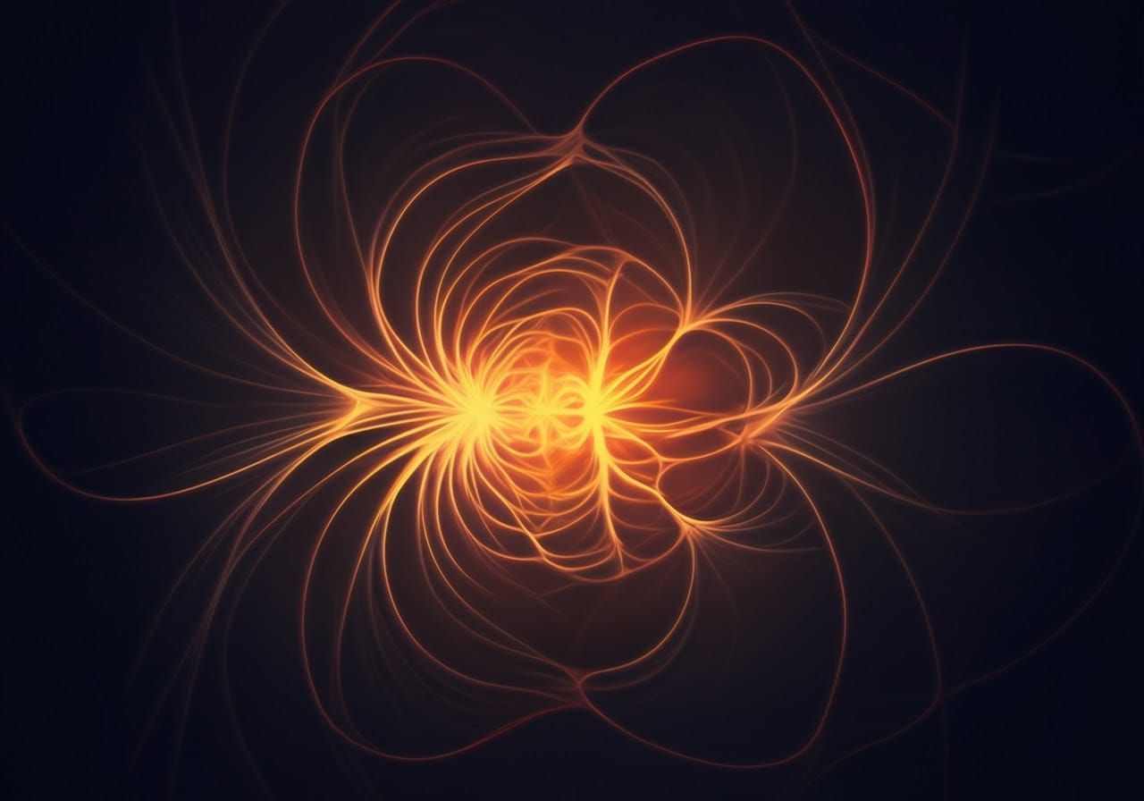 Celestial Blooms in Soft-Edged Digital Art