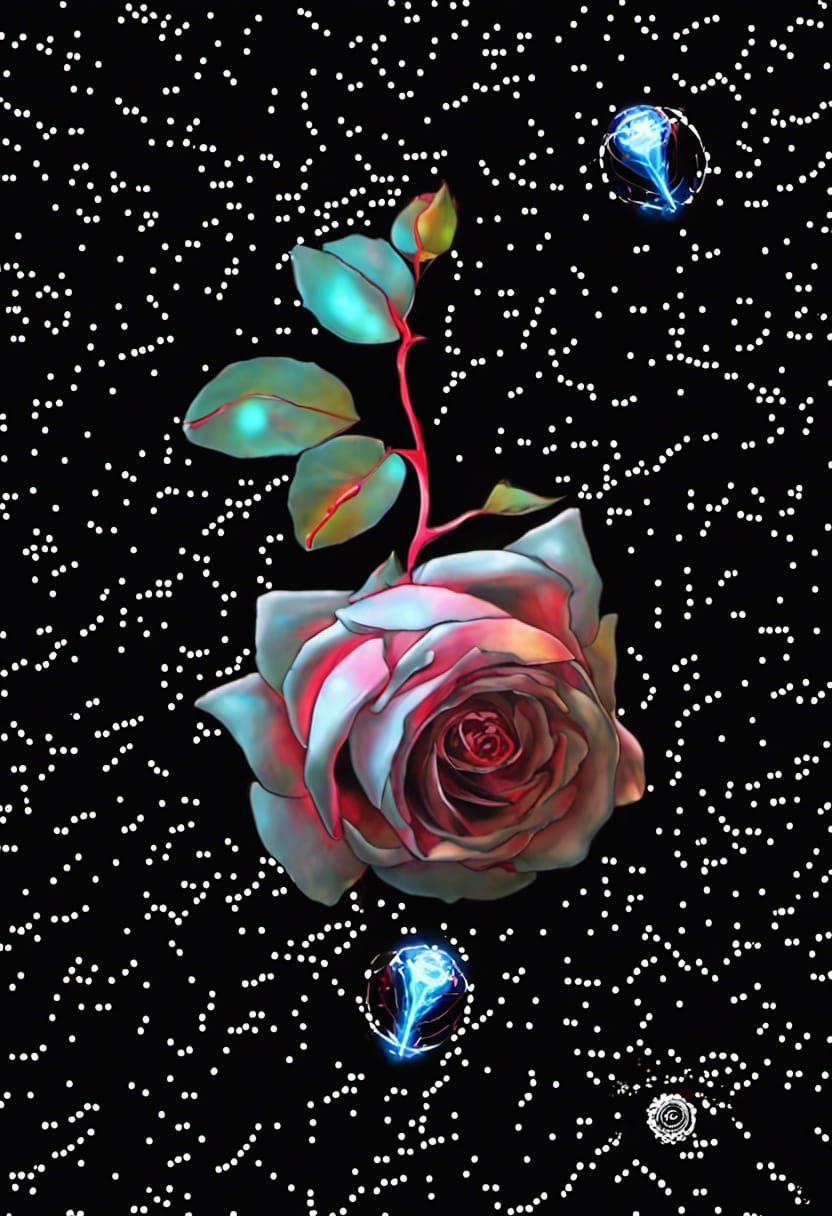 Cybernetic Rose: A Fusion of Nature and Technology