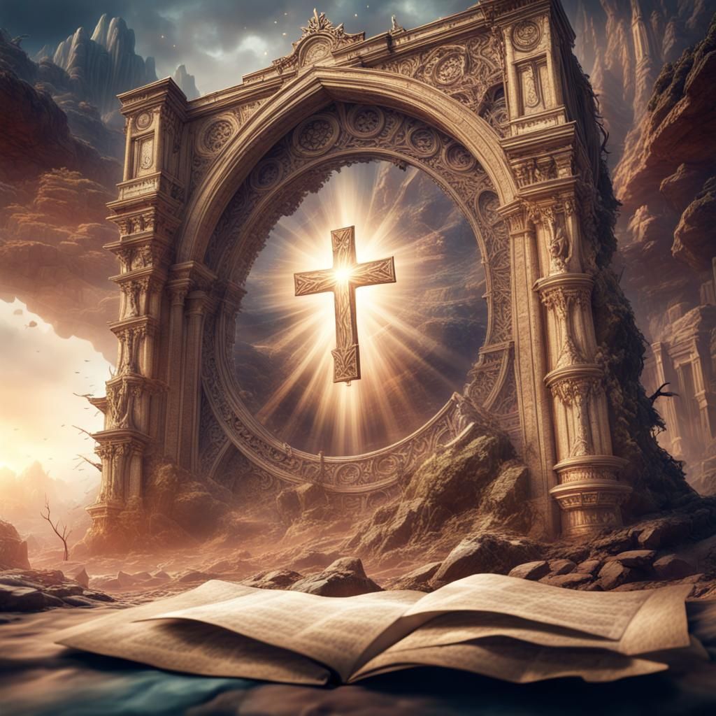 Inspirational Prayers on Paper: Detailed Matte Painting