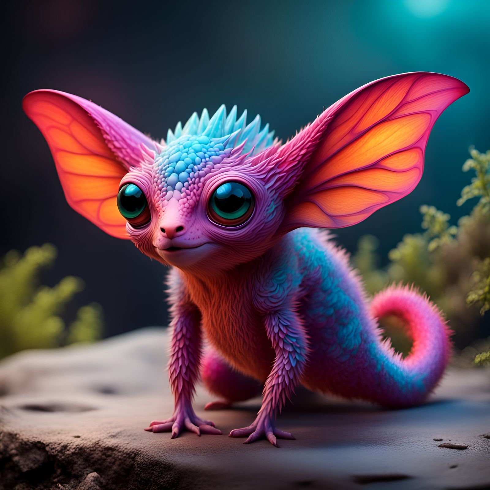 Fourth-Dimensional Cute Creature Breaking Physics