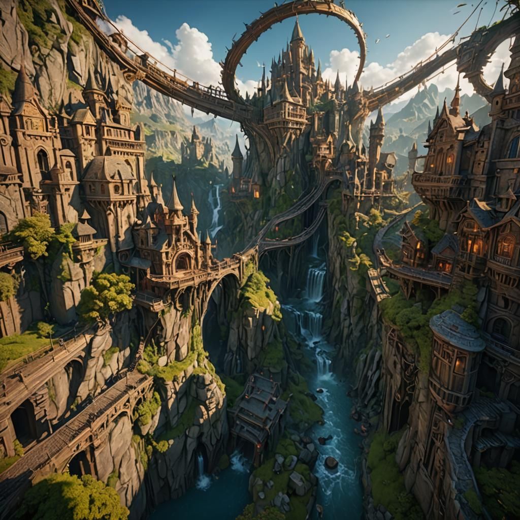 Fantastical Matte Painting in Unreal Engine 5