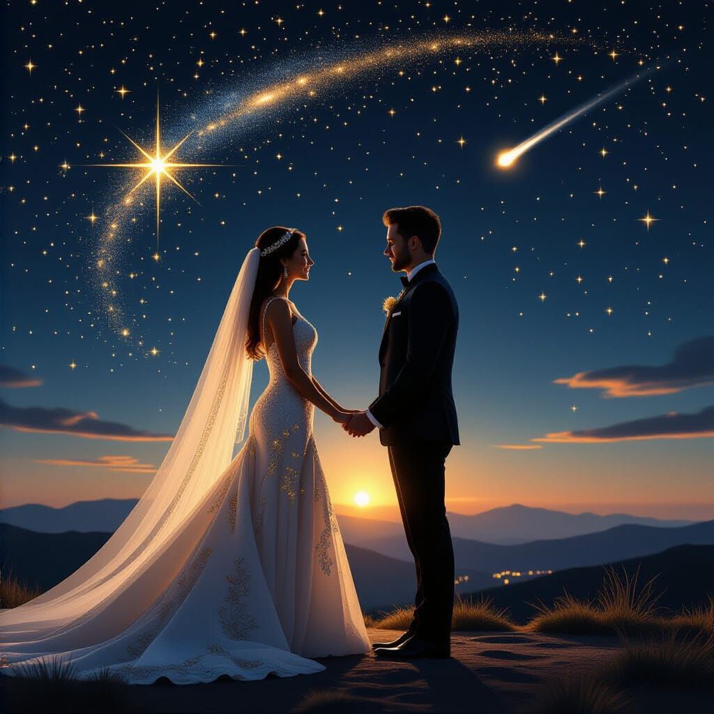 Celestial Lovers: A Romantic Constellation