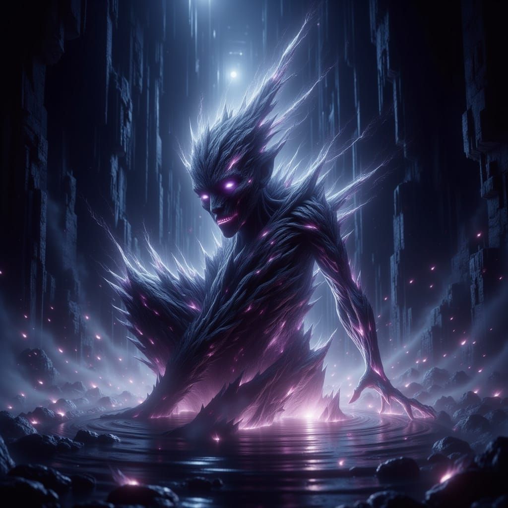 Ethereal Ghoul Submerged in Molten Starlight