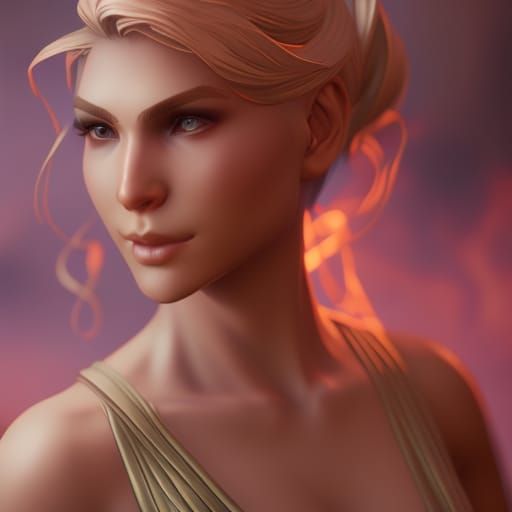 Hyperdetailed Portrait with Dynamic Lighting