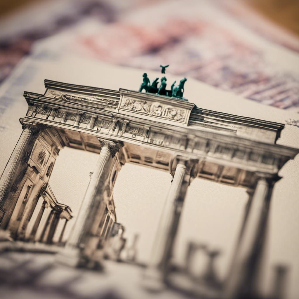 Banknote with Brandenburg Gate: Professional Photography