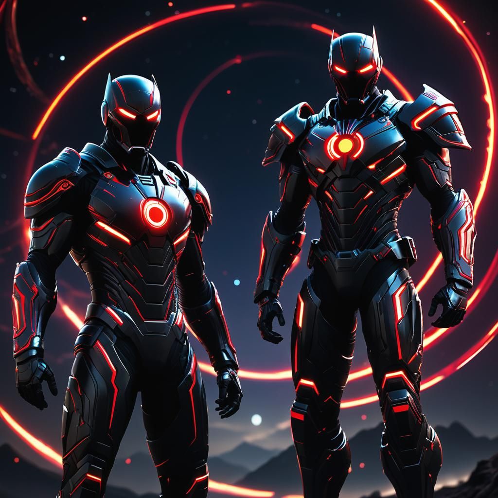 Cosmic Superheroes in God-Level Armor: Concept Art