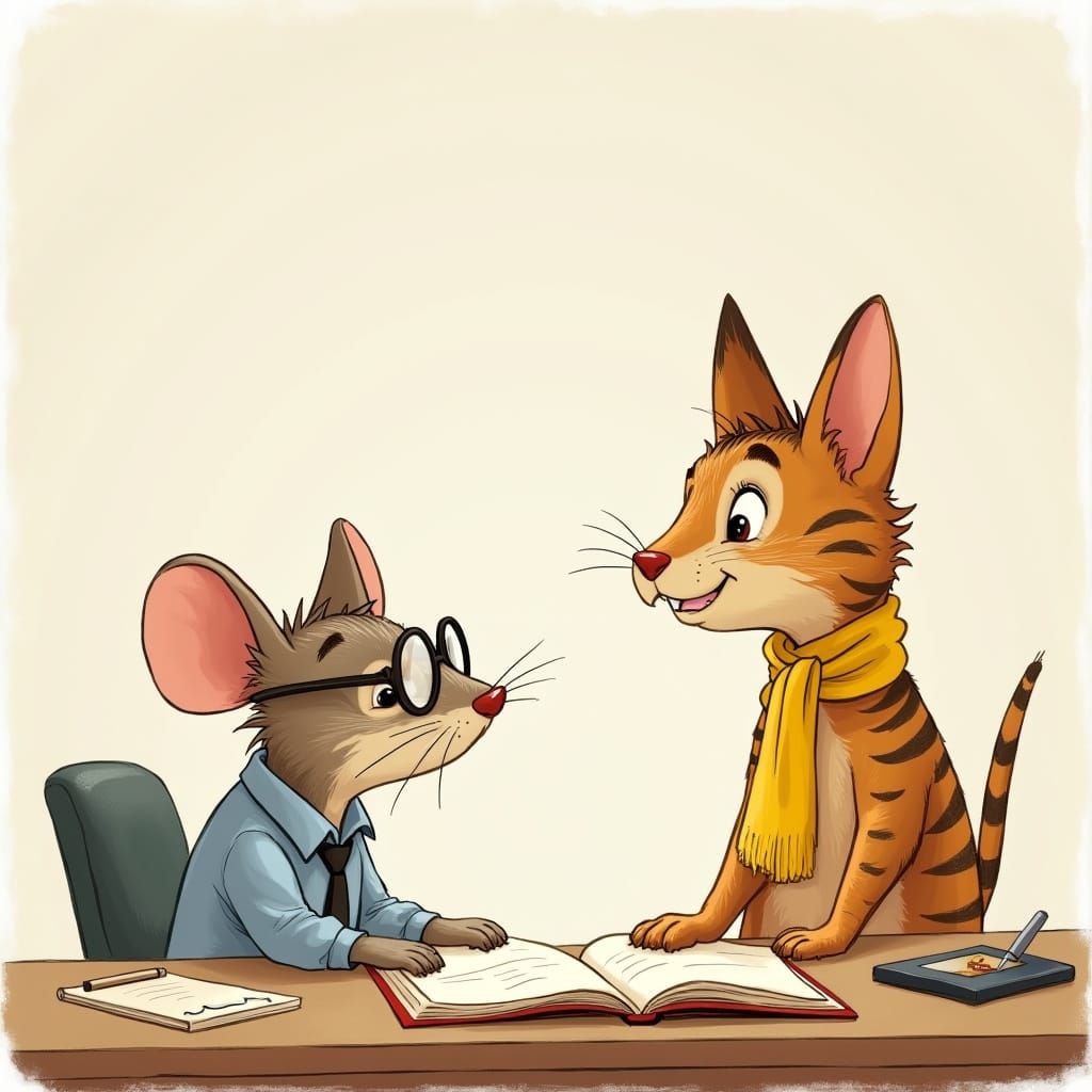 Whimsical Office Welcome in Hand-Drawn Style