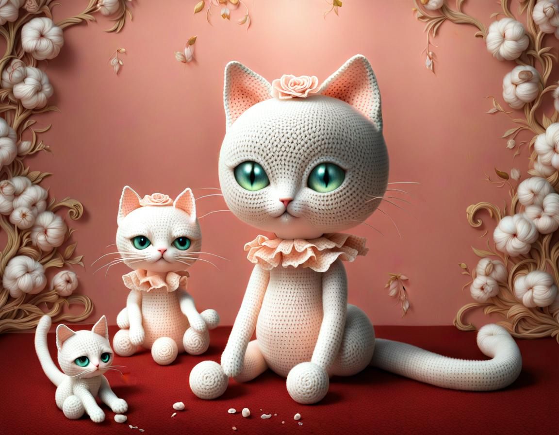 crochet kittens
