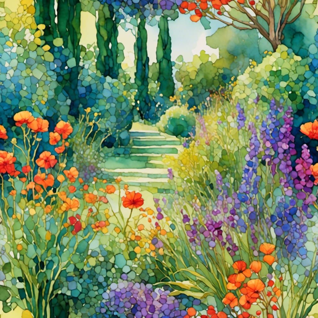 Mediterranean garden