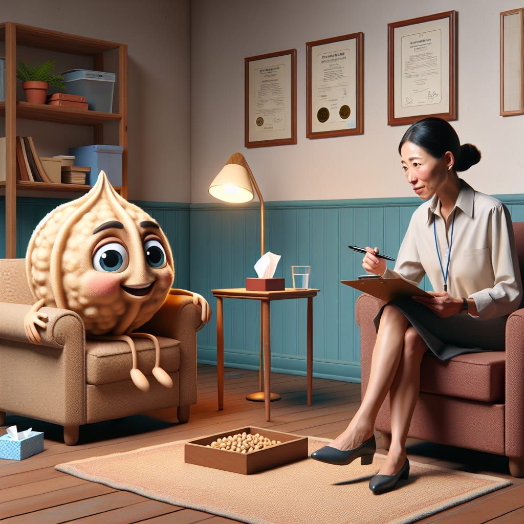 A Chickpea in Therapy Session with a Wise East Asian Counsel...