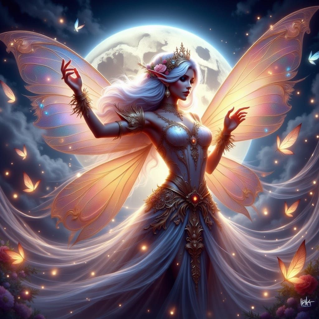 Beautiful Fairy Generated with LoRA Model