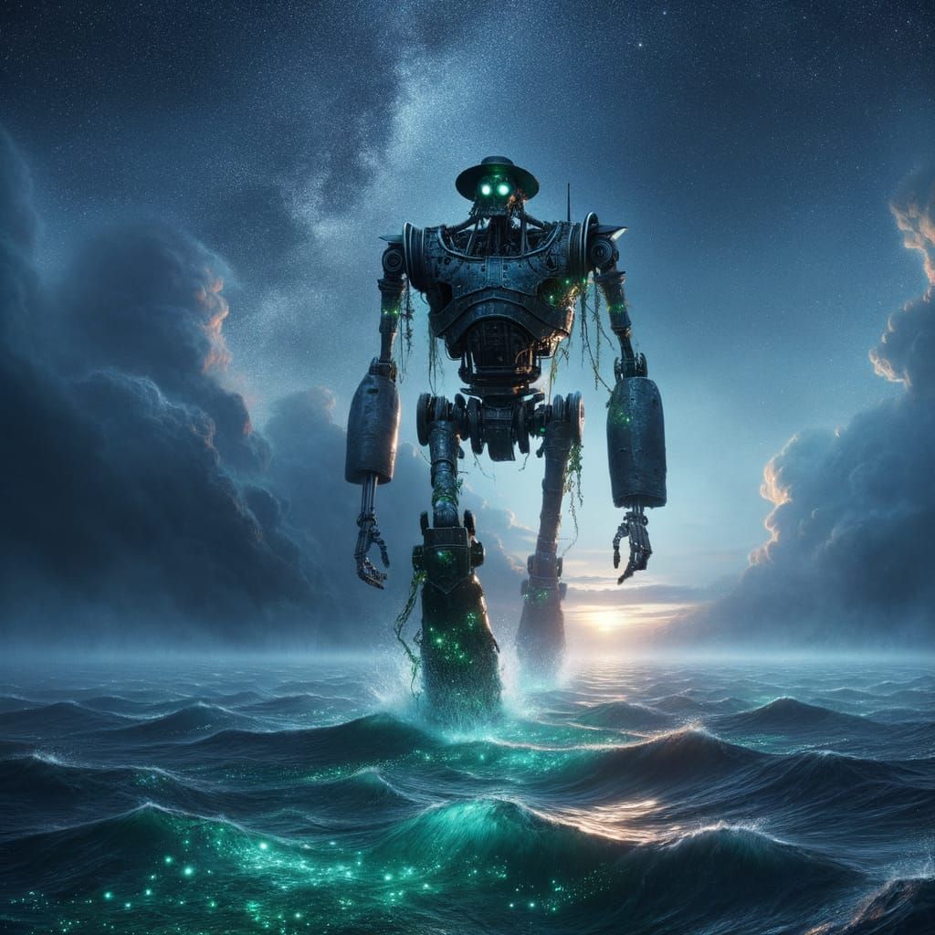 Twilight March of Ocean Robot: Cinematic Quality