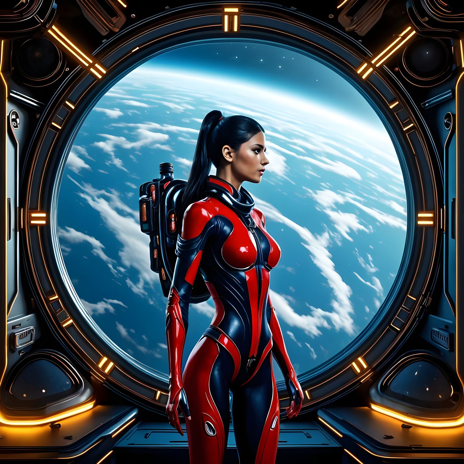 Epic Space Opera Futurism in Vibrant Sci Fi