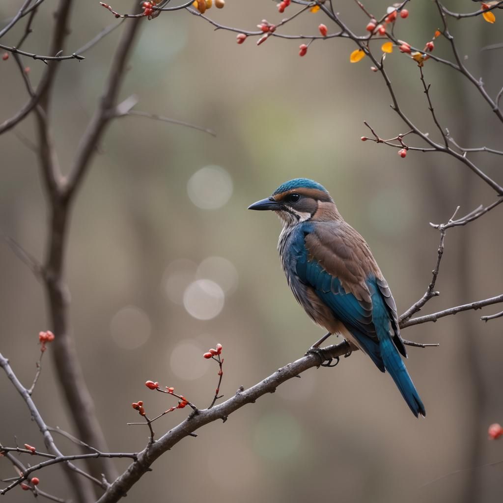 Magnificent Bird in Natural Light: Professional Photography