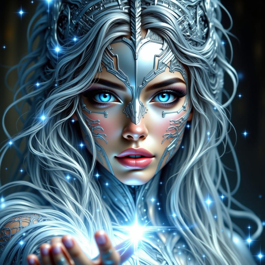 Cybernetic Woman of Unparalleled Beauty and Elegance