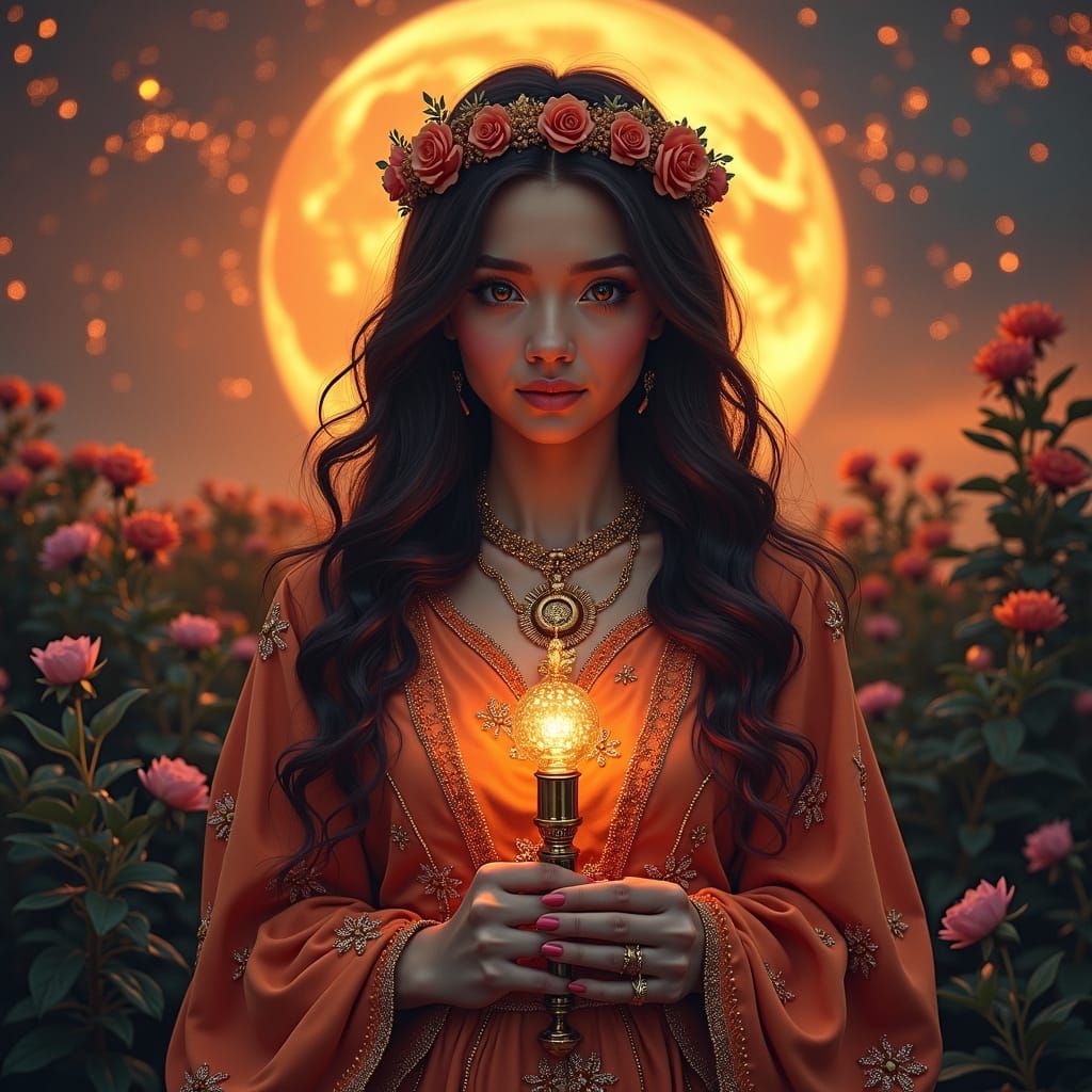 Ethereal Cosmic Sunset