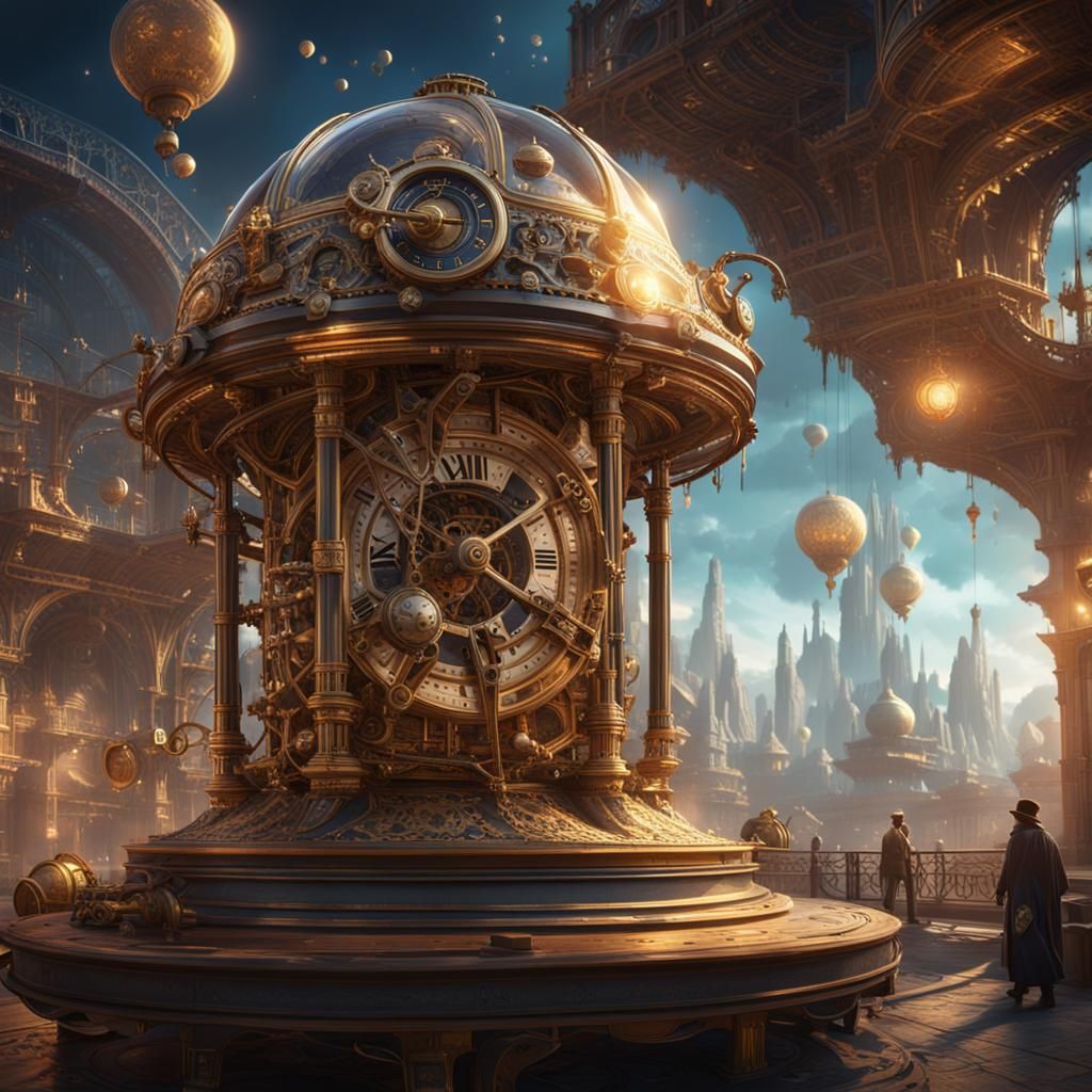 Grand Clockwork Device: A Fantastical Marvel