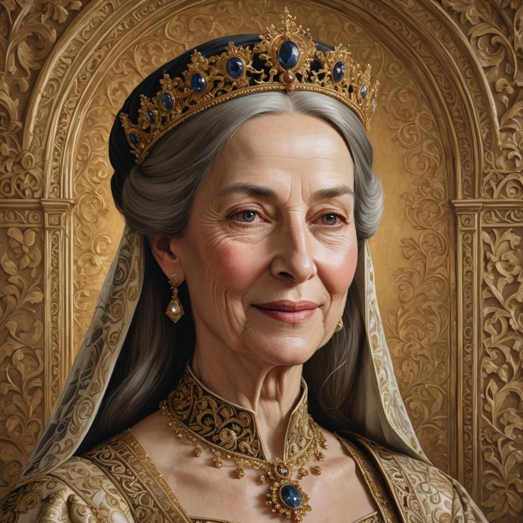 Queen Isabella Capet: English Gothic Portrait