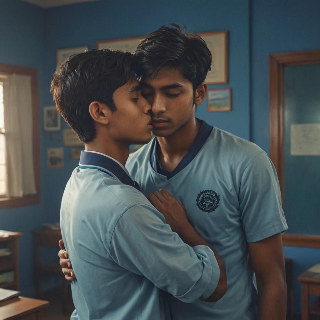 Tender Embrace: College Students in Hyperrealistic Art