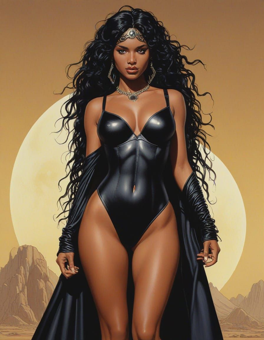 Aphrodite in Comic Book Style