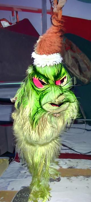 Stylized Grinch Illustration