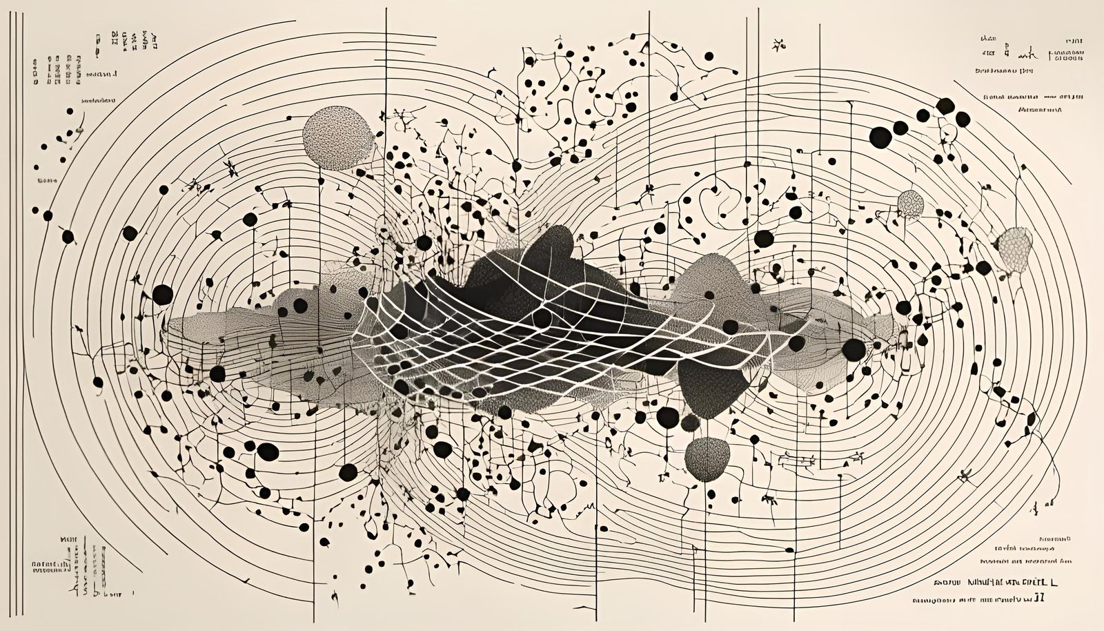 Experimental Graphic Score with Geometric Shapes